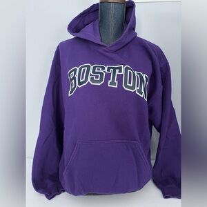Boston Purple Hoodie Size Medium
